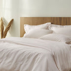 Σετ παπλωματοθήκη Hauz Limited Edition 270X250 Ivory